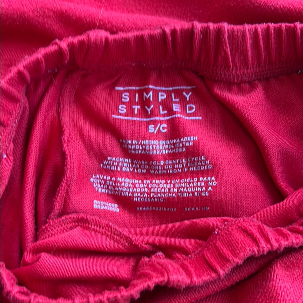 Cozy Red Lounge Set - Picture 2 of 3